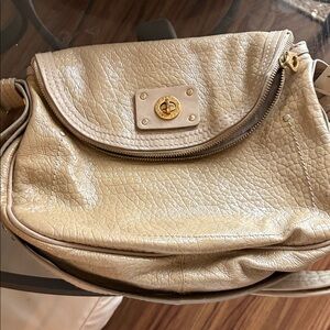 Marc Jacob’s Elegant Beige Leather Women's Bag